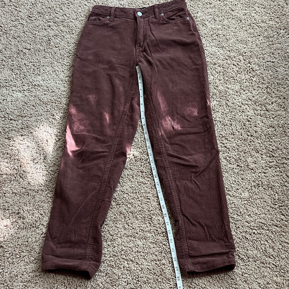 Urban Outfitters Corduroy Pants in Burgundy